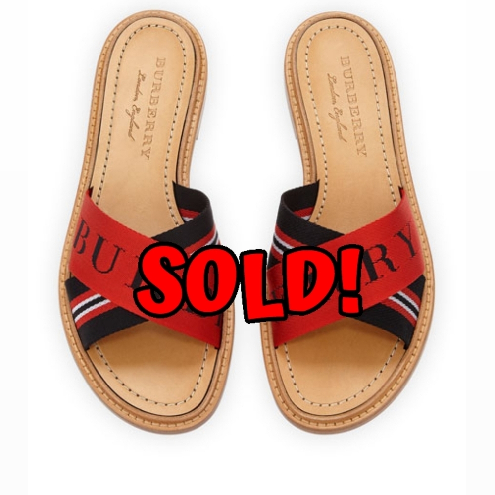 AUTHENTIC BURBERRY SLIDES